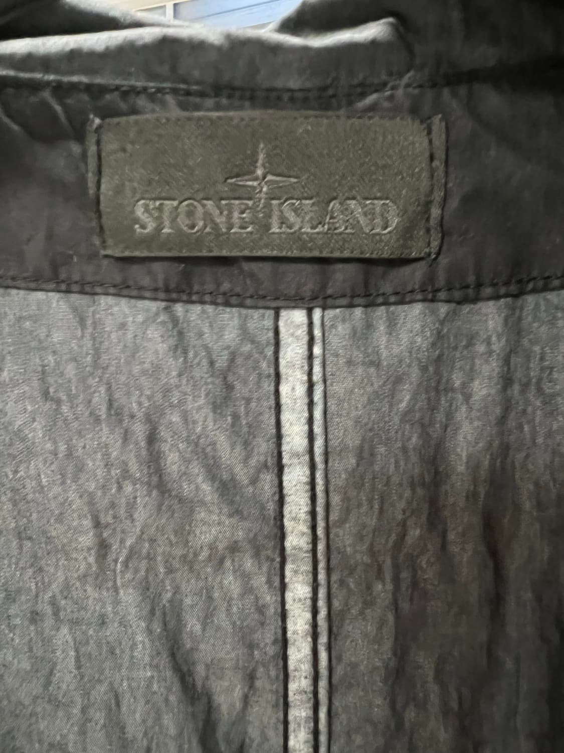 스톤아일랜드 고스트피스 50FILI 블랙 야상 바람막이 롱자켓 m사이즈 상품이미지5