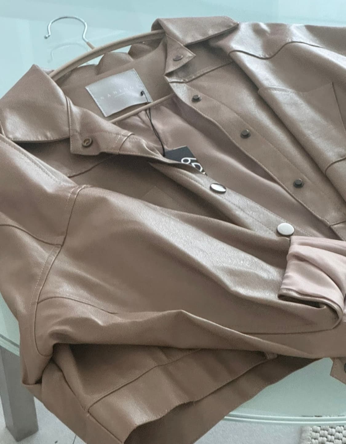 NANING9  레더 자켓 새상품 상품이미지1