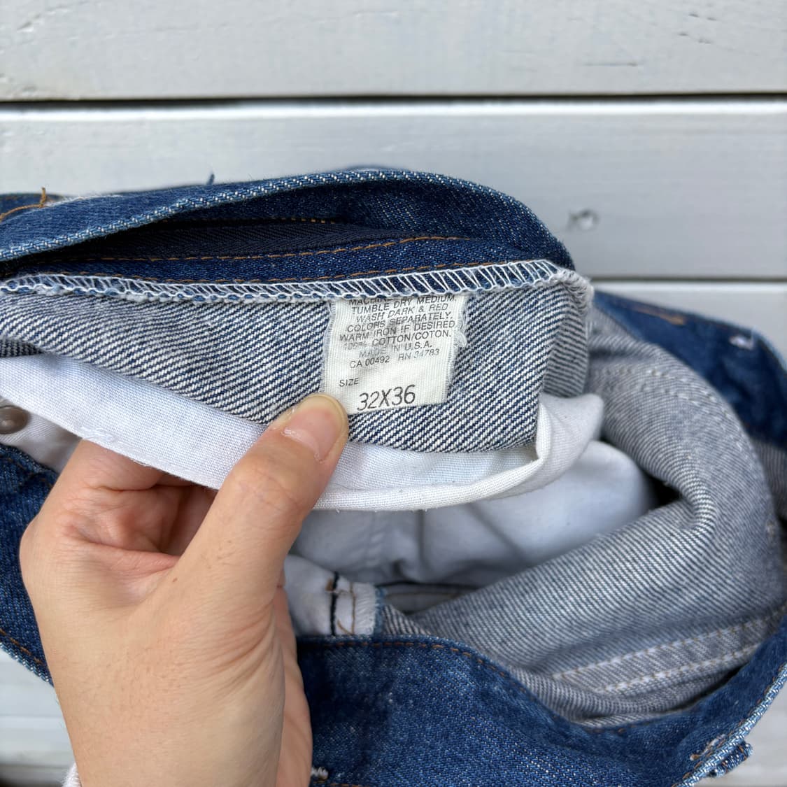 Lee 90s 리 made in usa 데님 팬츠 상품이미지9