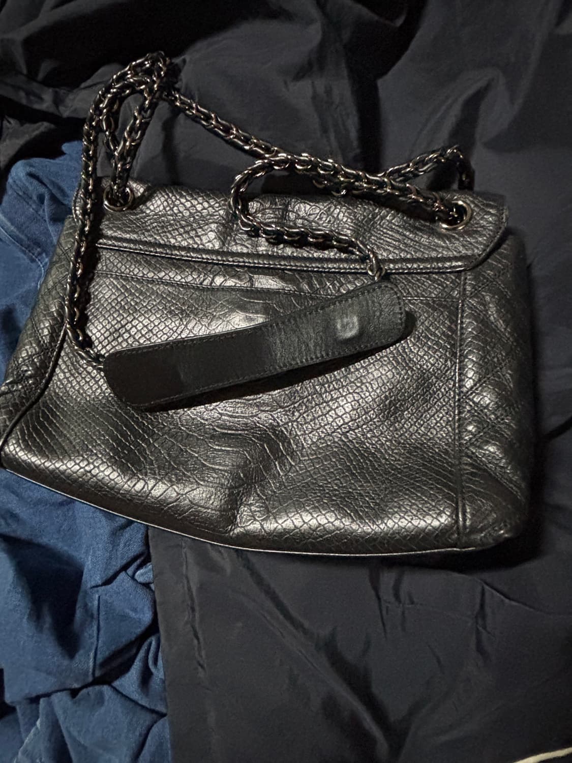 vintage daks leather black shoulder bag 상품이미지7
