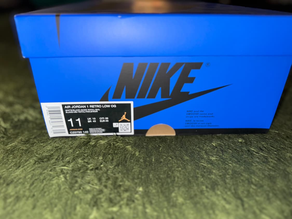 [290] 조던 1 레트로 로우 OG 게임로얄 상품이미지8