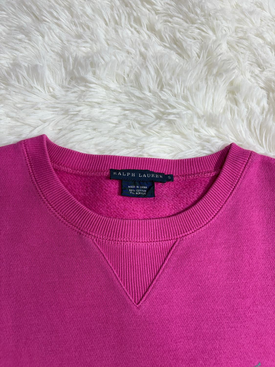 폴로 랄프로렌 딥핑크 포 맨투맨 상품이미지6
