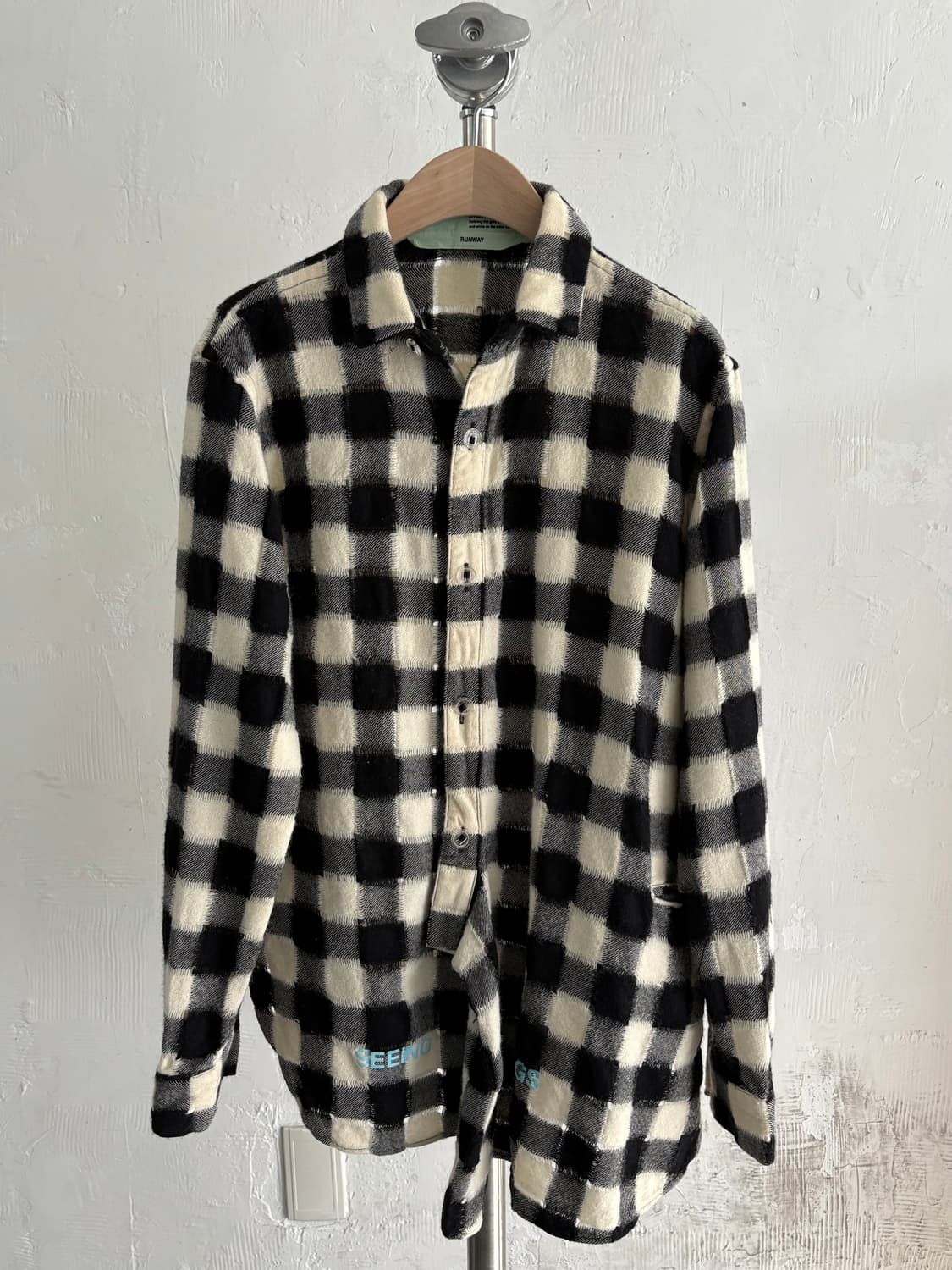 Off-White 오프화이트 17FW 플란넬 체크 셔츠  상품이미지1