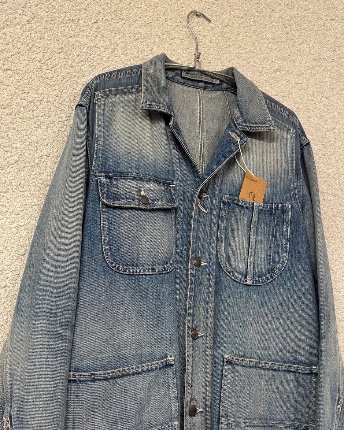 미하라 야스히로 워시드 데님/샴브레이 코트 상품이미지4