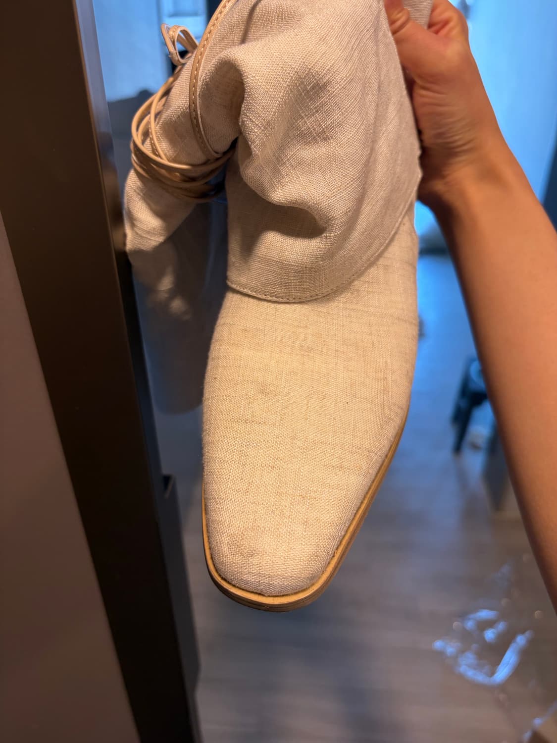 시너진 부츠 아이보리 상품이미지3