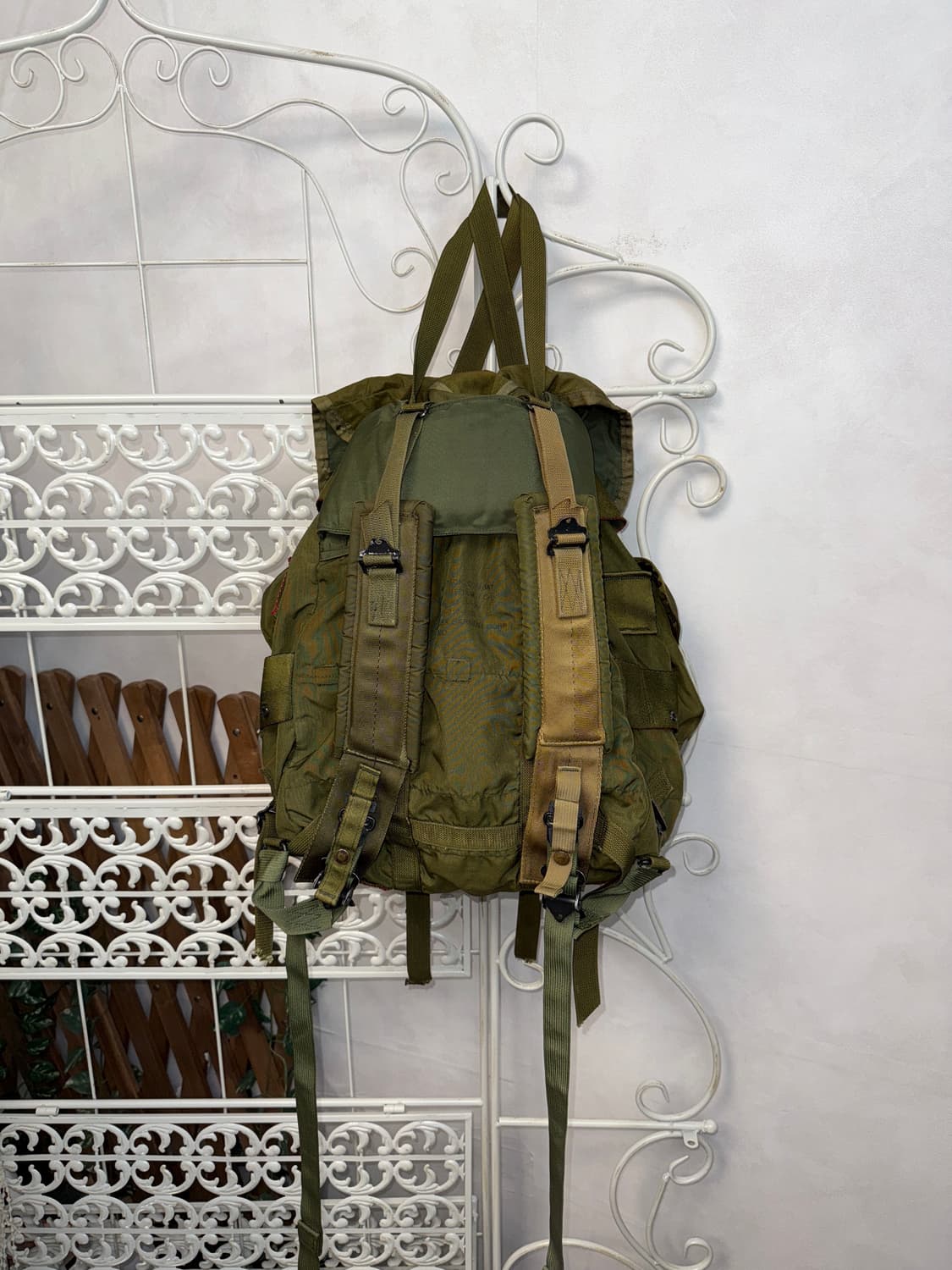 Khaki grunge military multi pocket 백팩 상품이미지5