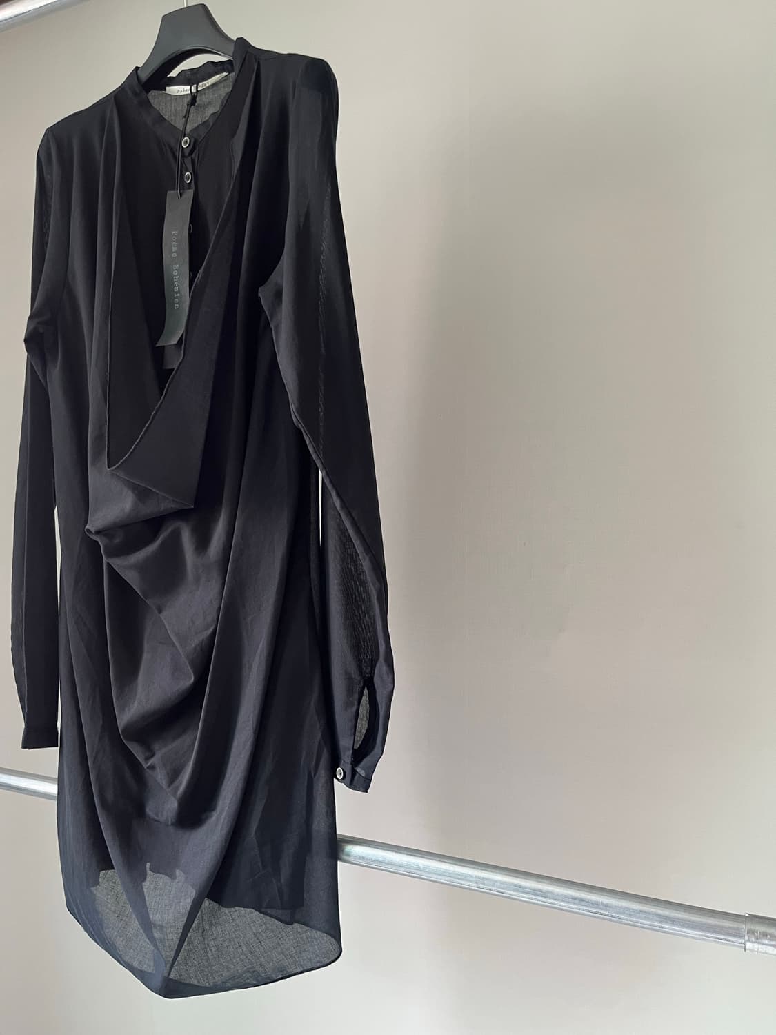 Poeme Bohemien Linen Layered Henley Top 상품이미지2
