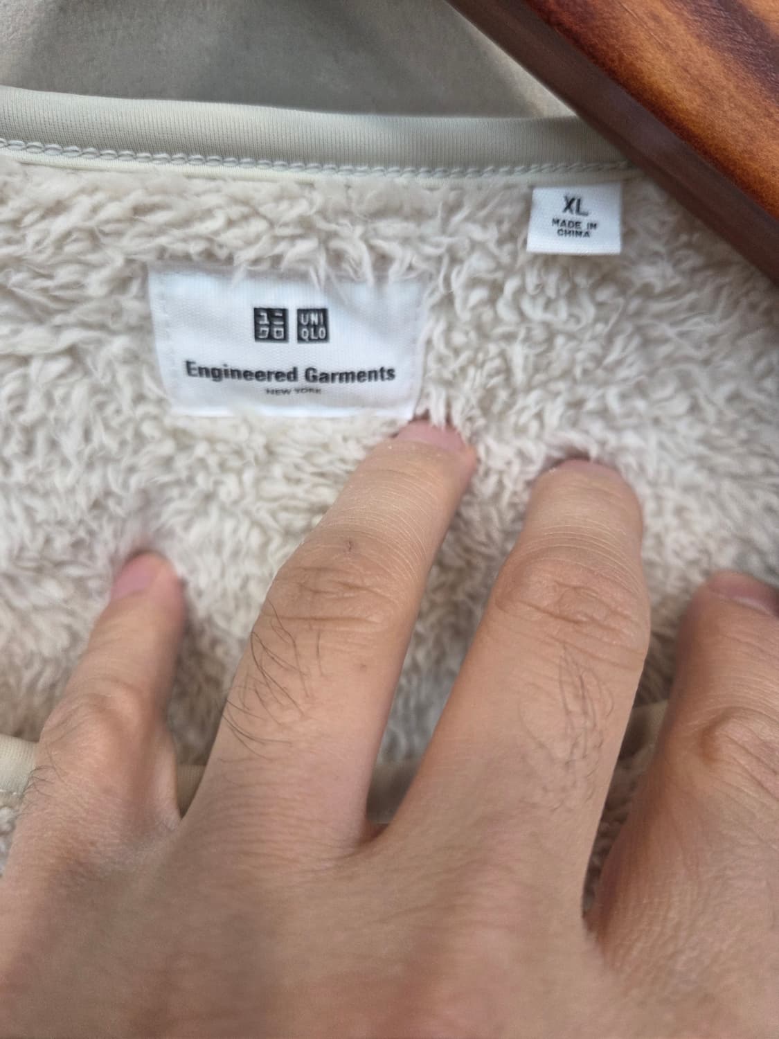 유니클로 엔지니어가먼츠 플리스 맨투맨 xl 상품이미지3