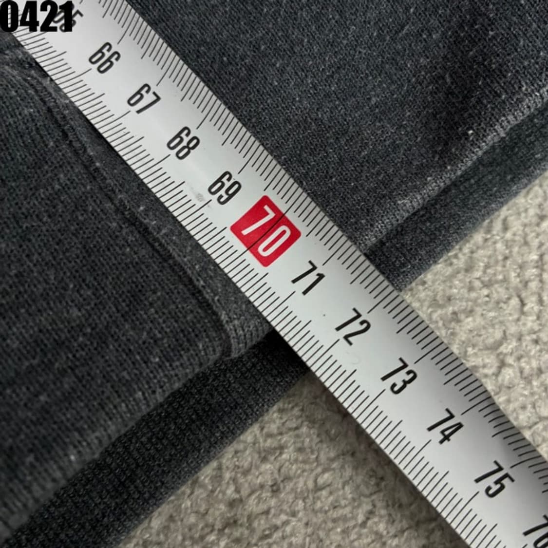 칼하트 후드집업 차콜 그레이 s 상품이미지5