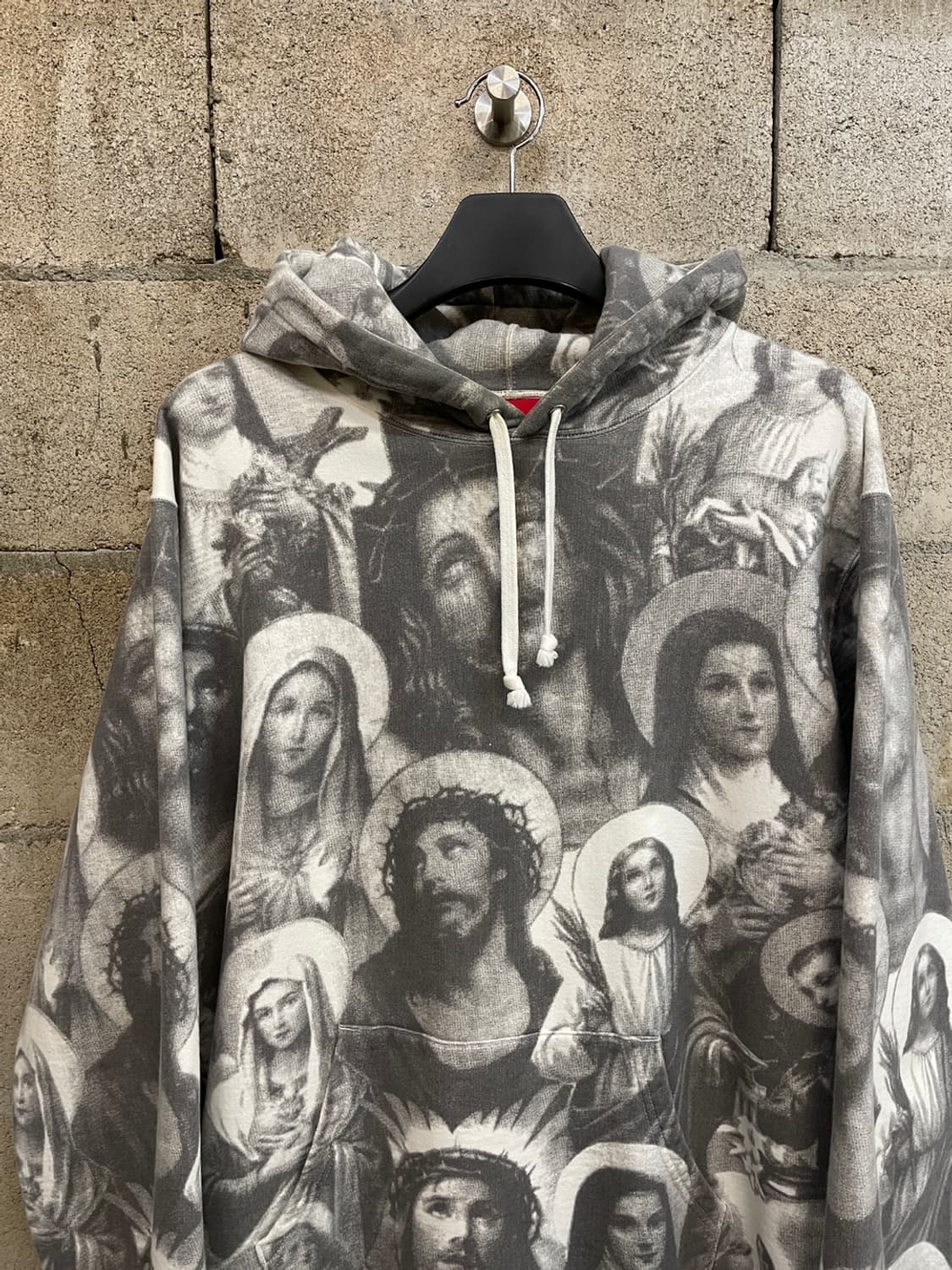 슈프림 지저스앤매리 후드 티셔츠  상품이미지2