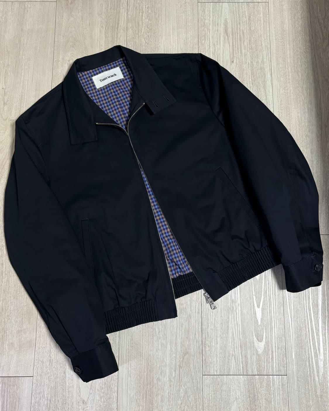 [L]토니웩 25FW 해링턴 자켓 네이비 상품이미지3