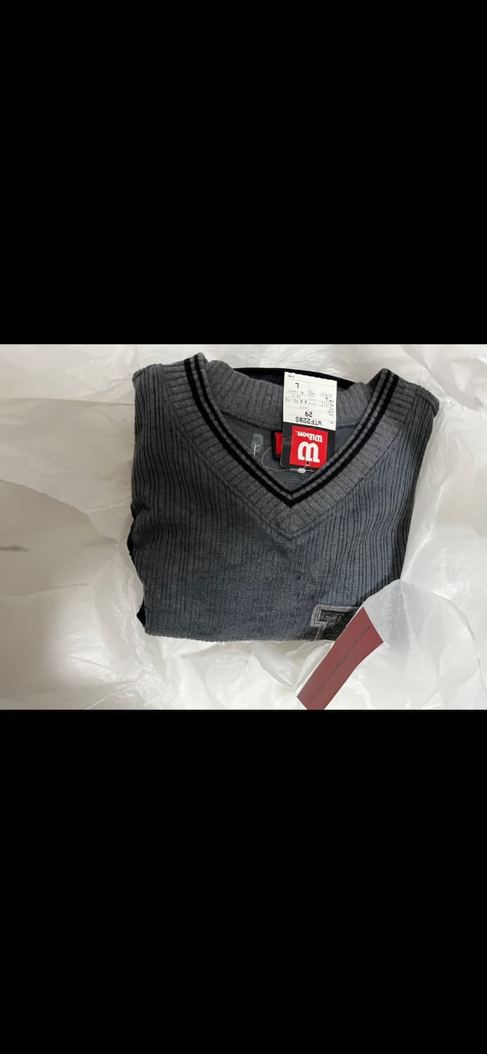 미스테리어스호텔 v넥 니트탑 상품이미지3