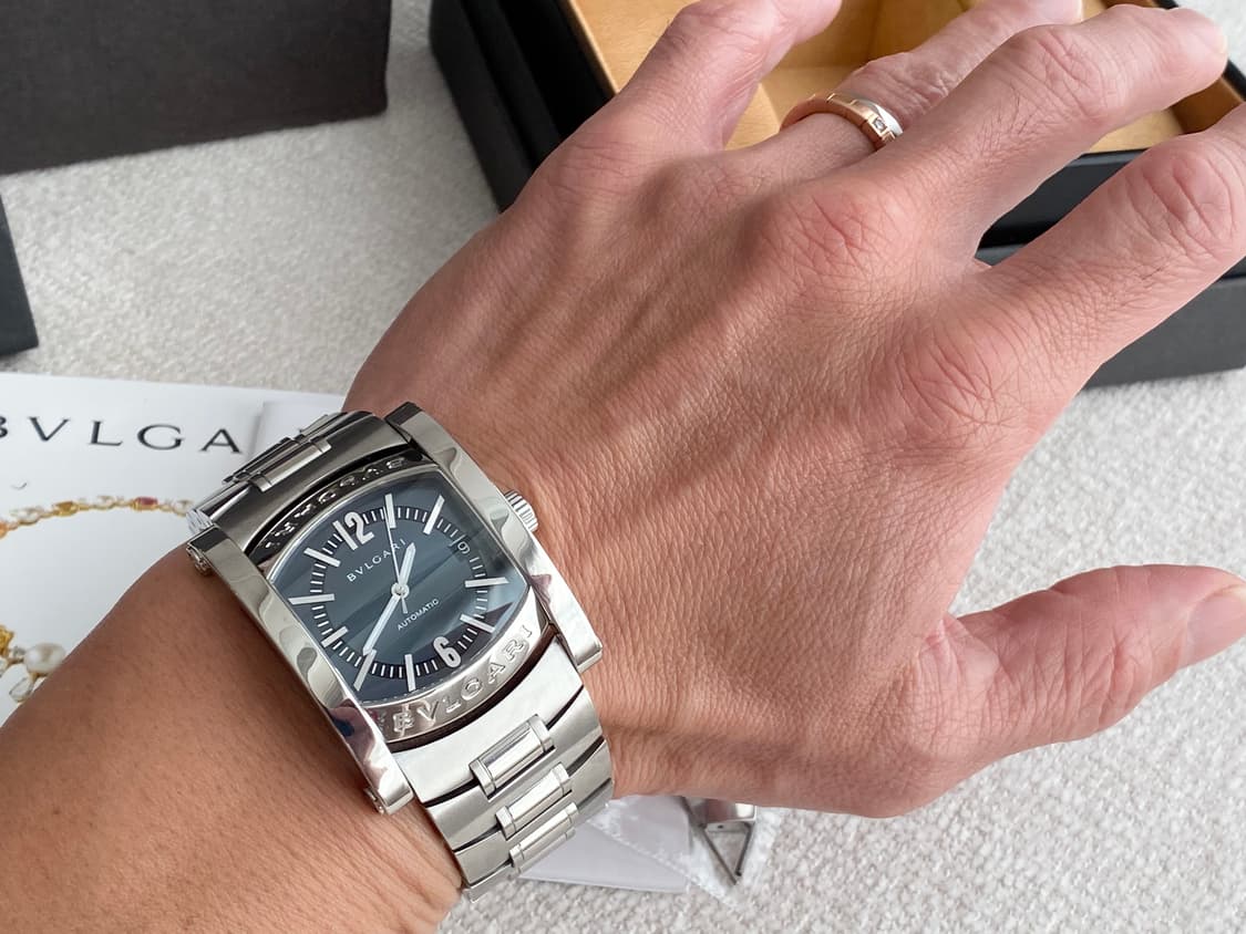불가리 아시오마 AA44S 44mm 남성용 오토메틱 스틸 상품이미지3