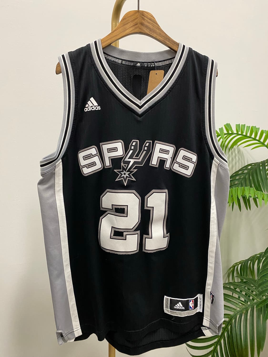 아디다스XNBA 샌안토니오스퍼스 던컨 팀 져지 상품이미지3