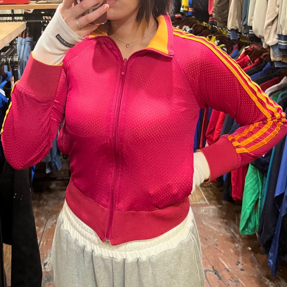 [HI] 아디다스 트레이닝 집업 핑크 상품이미지2