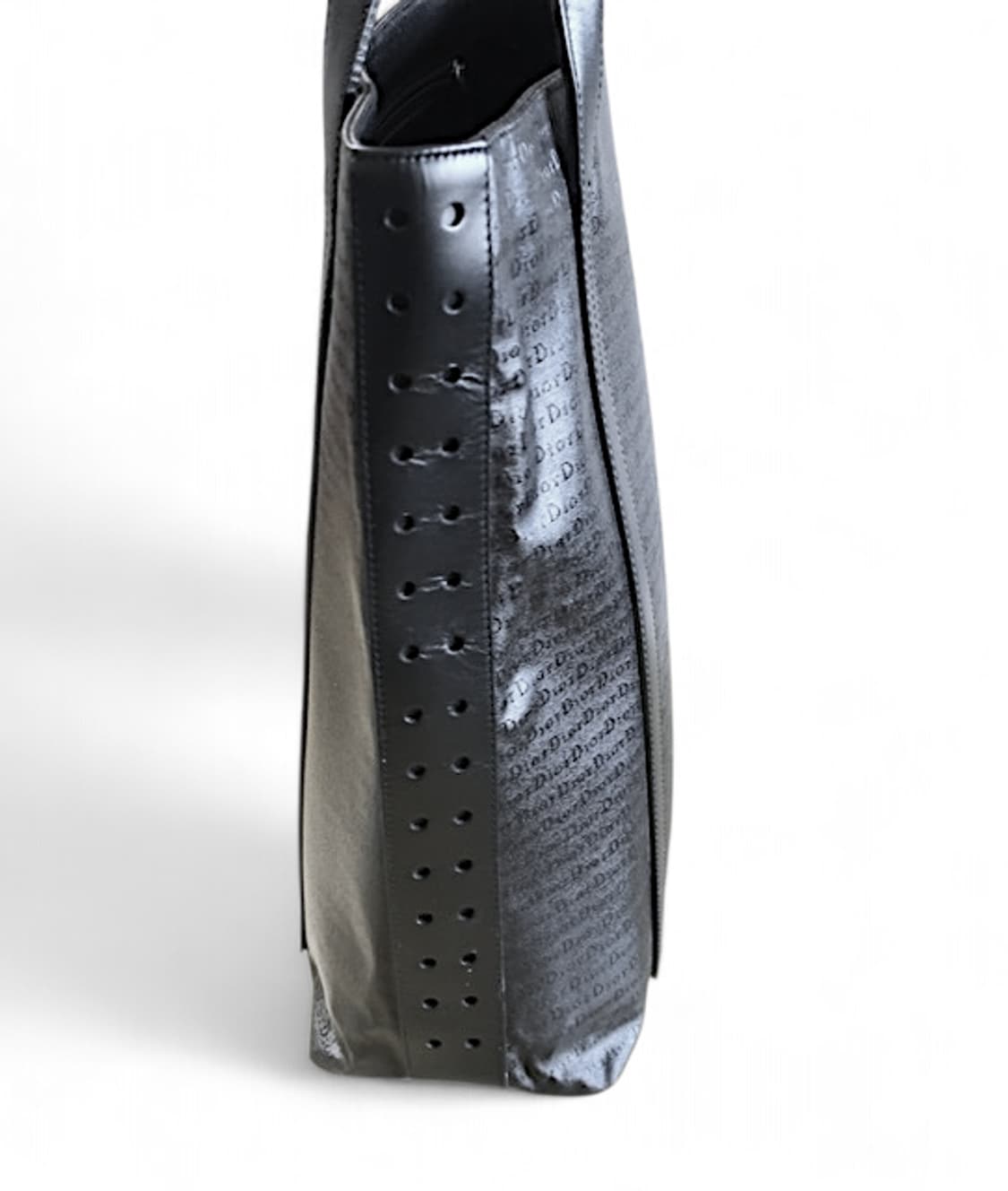 디올옴므 캔버스 레더 로고 자카드 토트백 상품이미지4