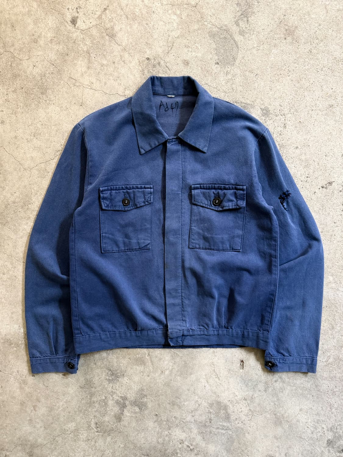 80s-90s Vintage French Work Jacket  상품이미지3