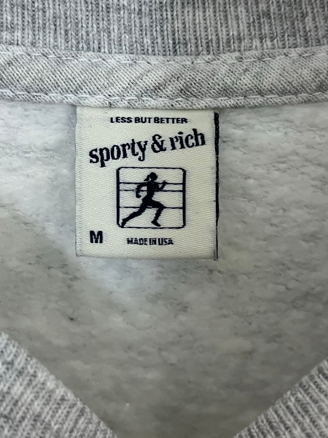 스포티앤리치 기모 크루넥 상품이미지4