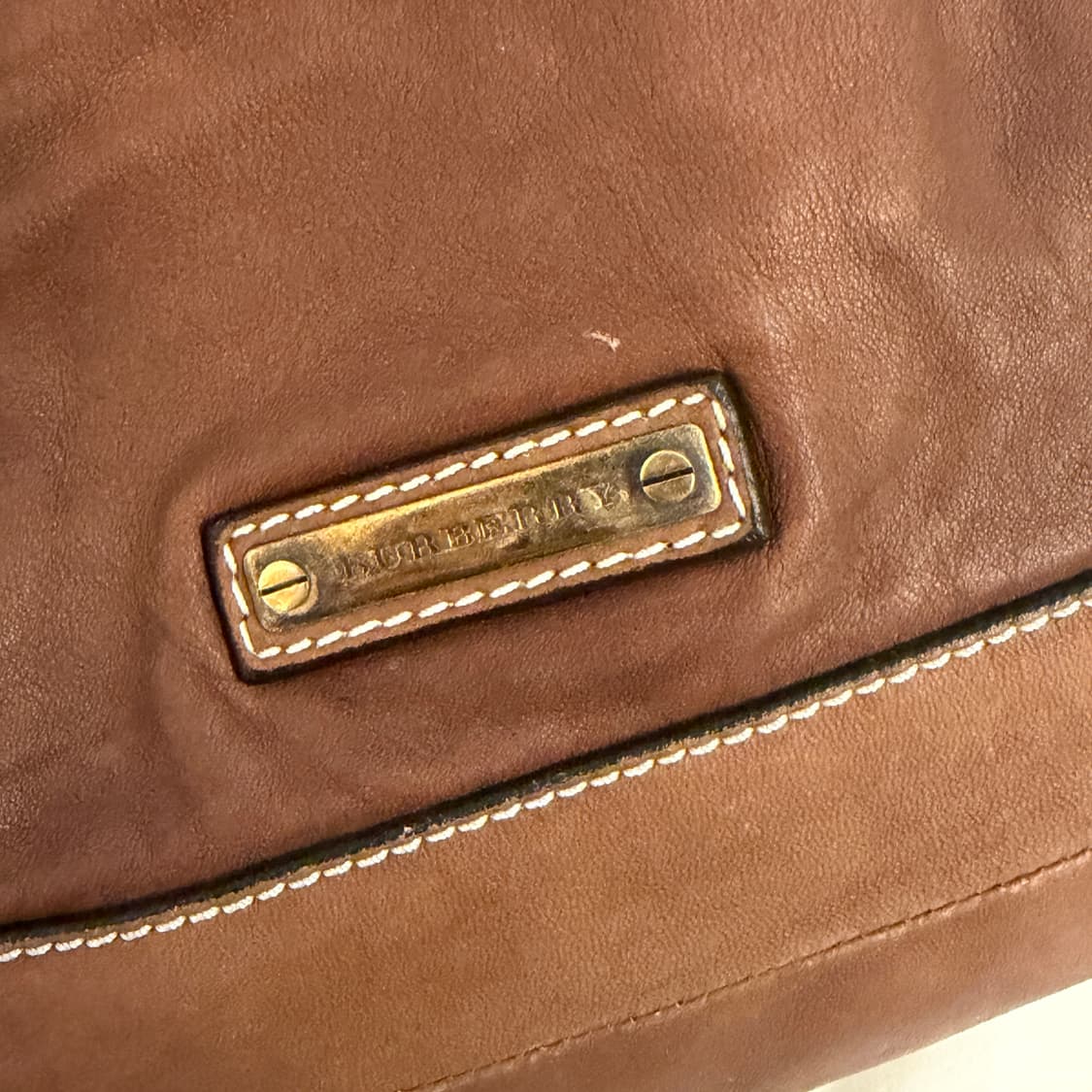 Burberry 빈티지 버버리 램스킨 토트백 상품이미지6