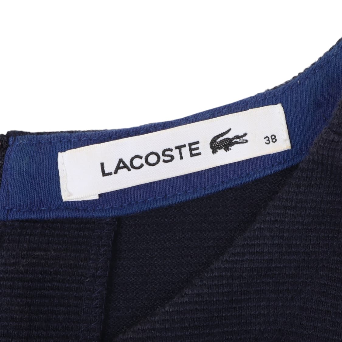 라코스테 네이비 스트라이프 코튼 하프 원피스 상품이미지8