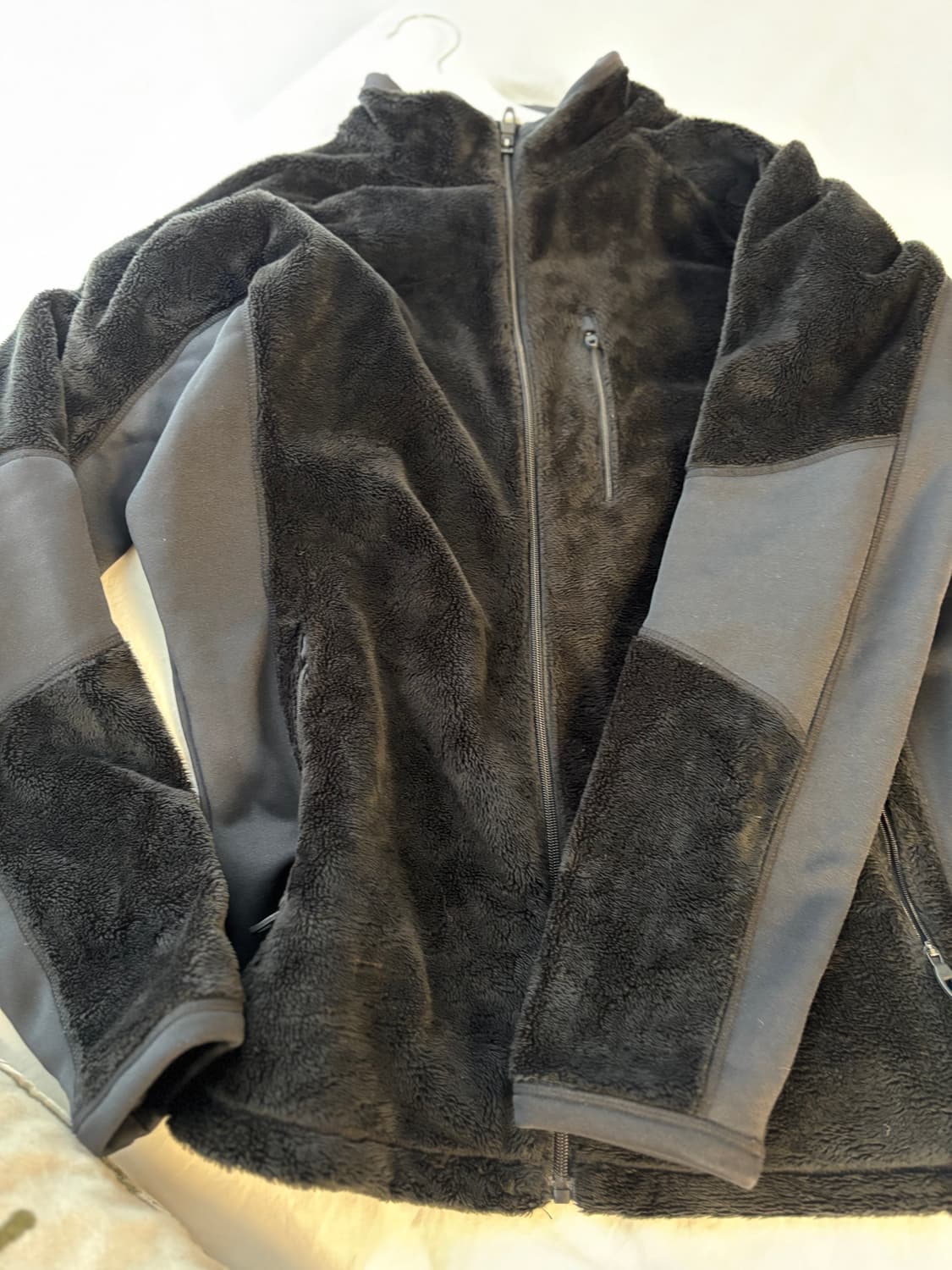 따뜻한 아레나 블랙 플리스 집업 상품이미지8