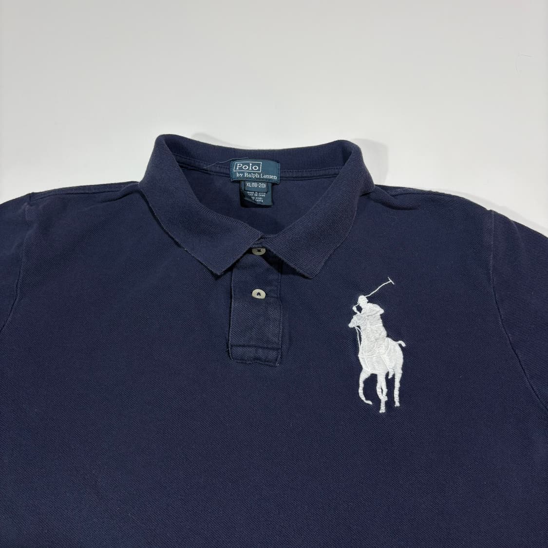폴로랄프로렌 빅포니 네이비 반팔 카라티 상품이미지2