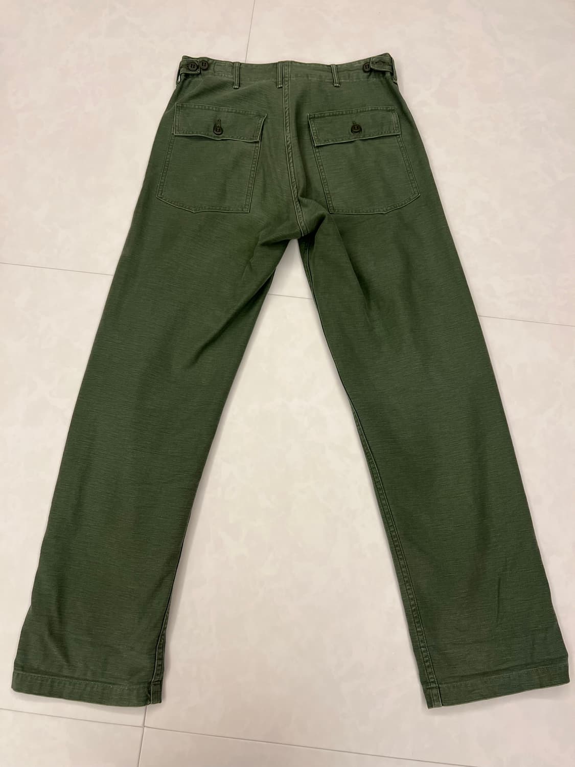 오어슬로우 레귤러핏 퍼티그팬츠 유즈드워시 2사이즈 판매합니다 상품이미지2