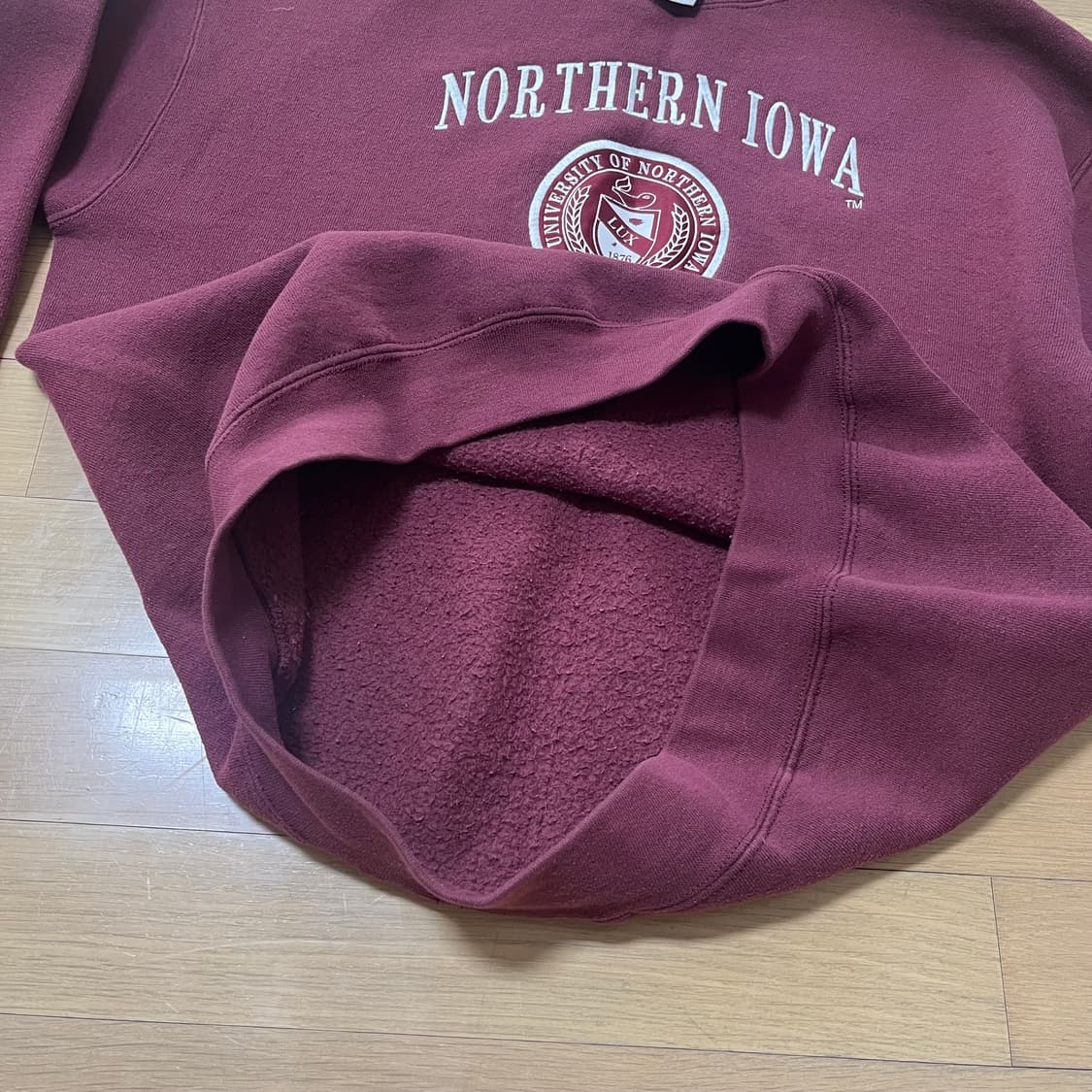 빈티지 IOWA 스웻셔츠 맨투맨 미국 제조 상품이미지4