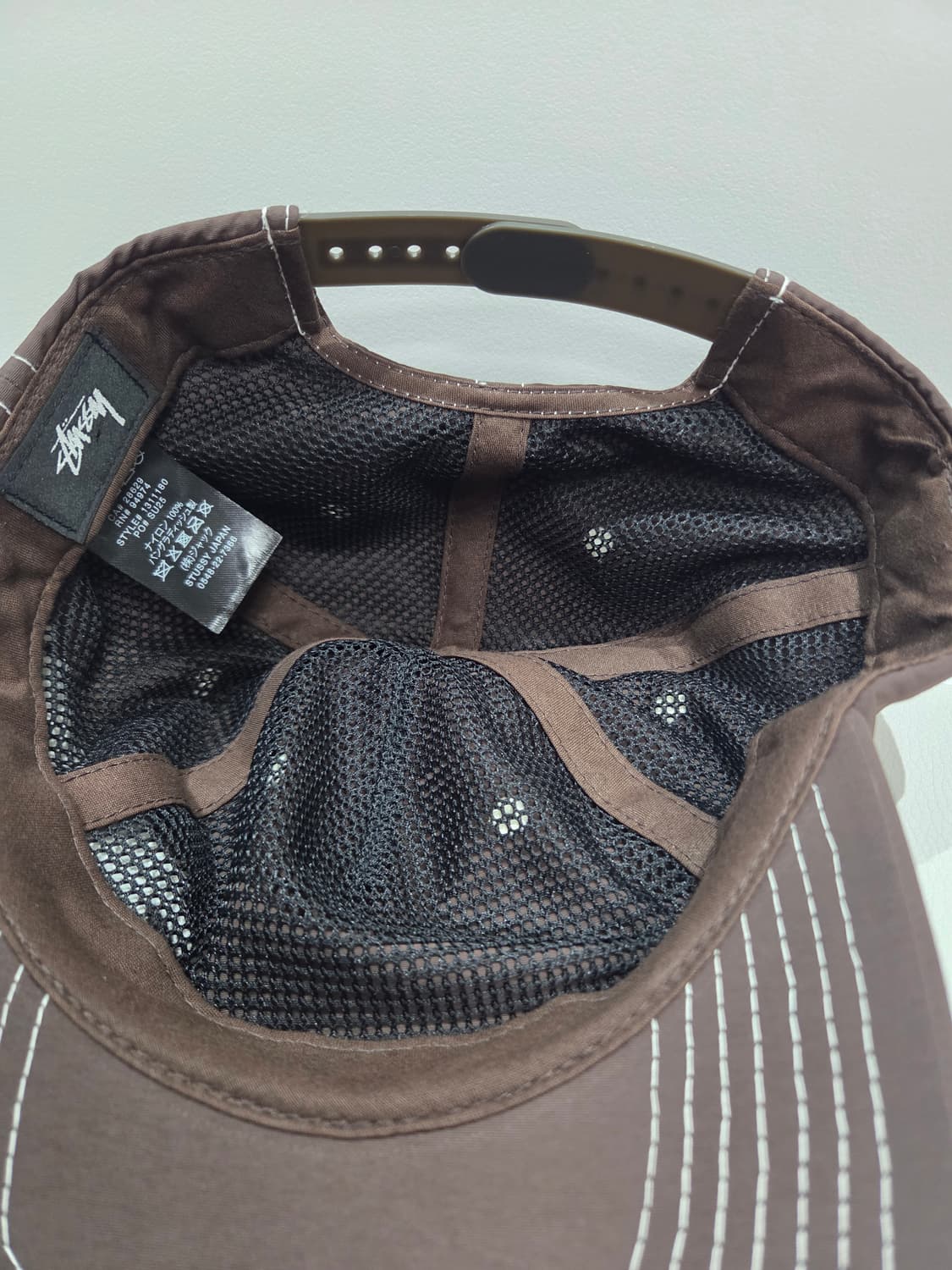 스투시 브라운 볼캡 상품이미지4