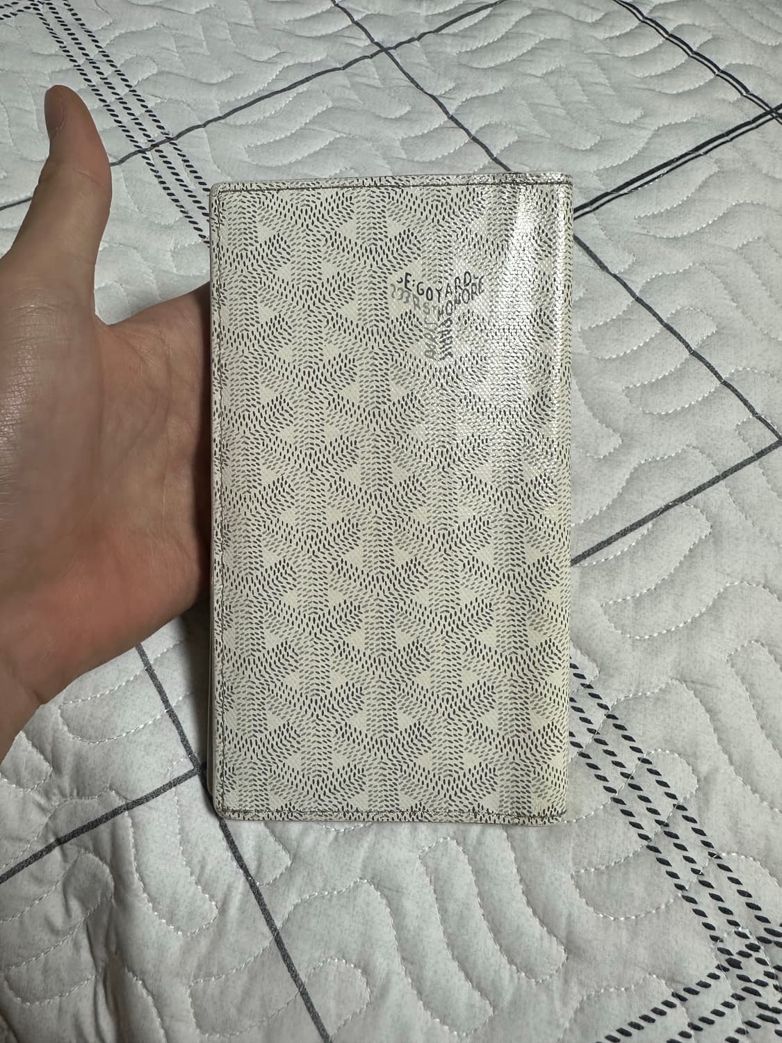 고야드 화이트 장지갑 상품이미지2