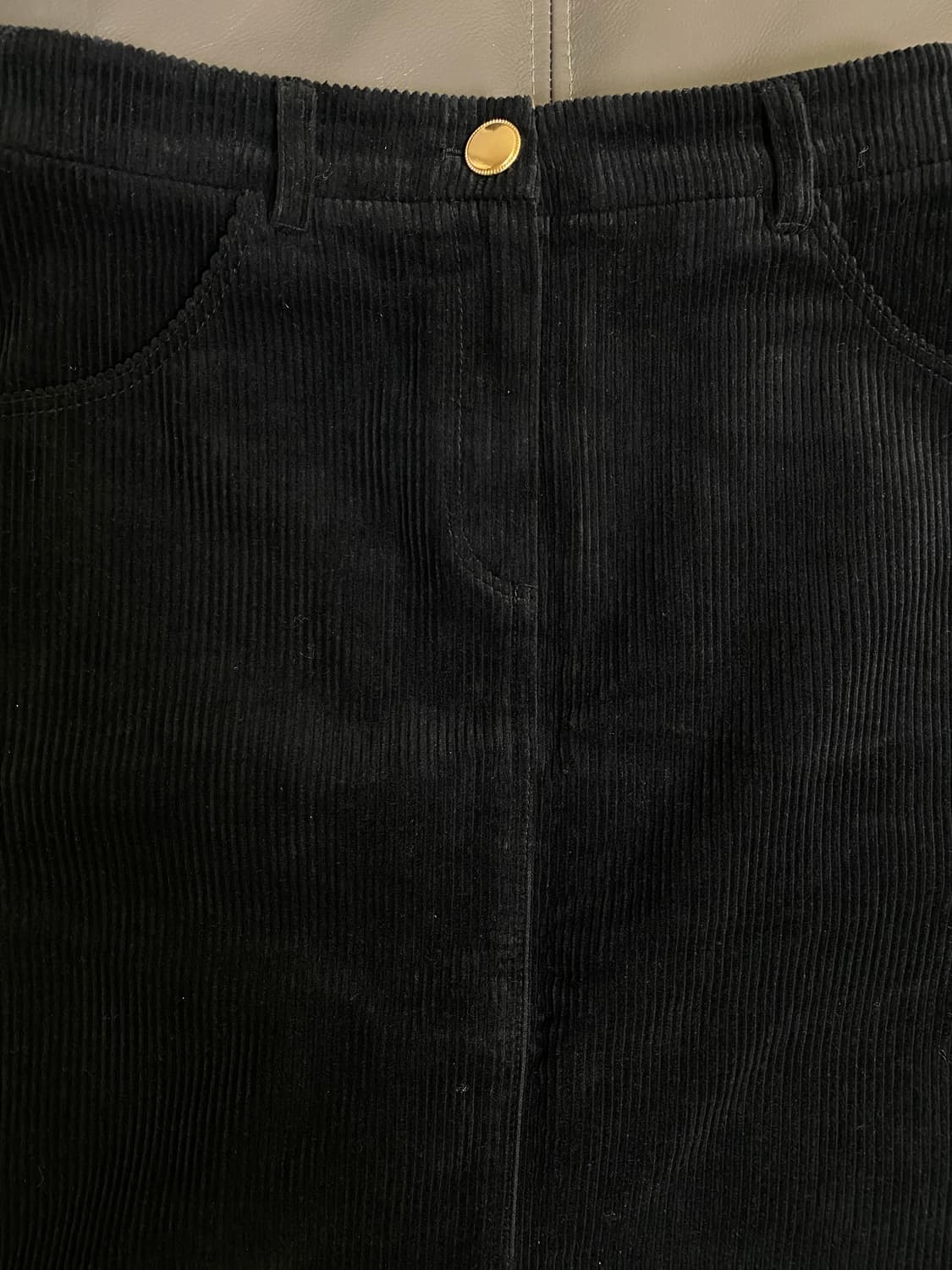 샵엠 코듀로이 미디스커트 M 상품이미지2