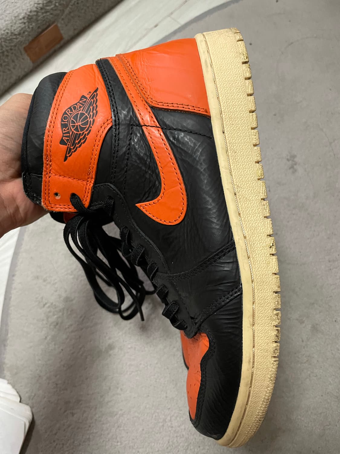 조던1 하이 백보드 3.0 무광 커스텀 260 상품이미지5