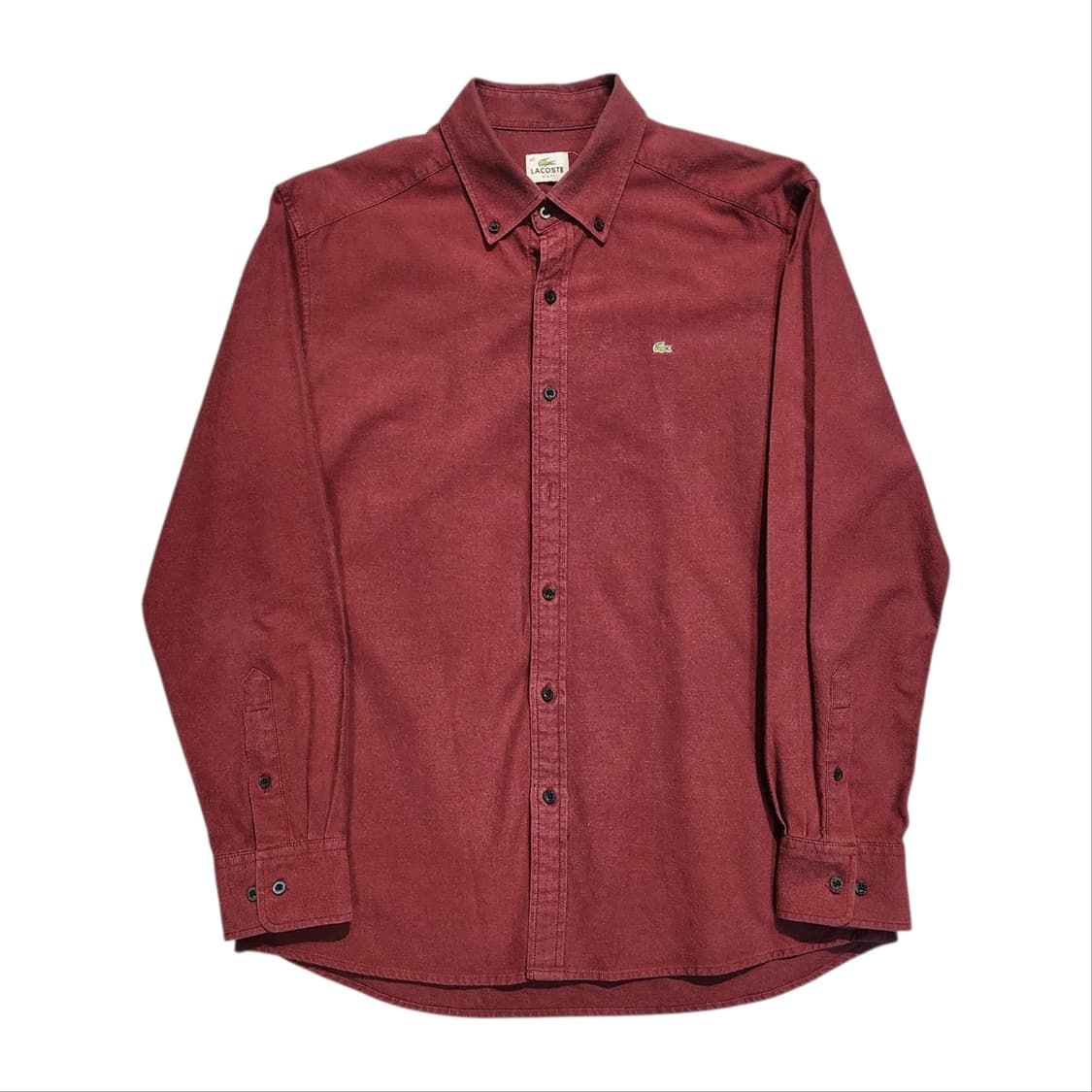 라코스테 긴팔 셔츠 버건디 (105) 상품이미지1