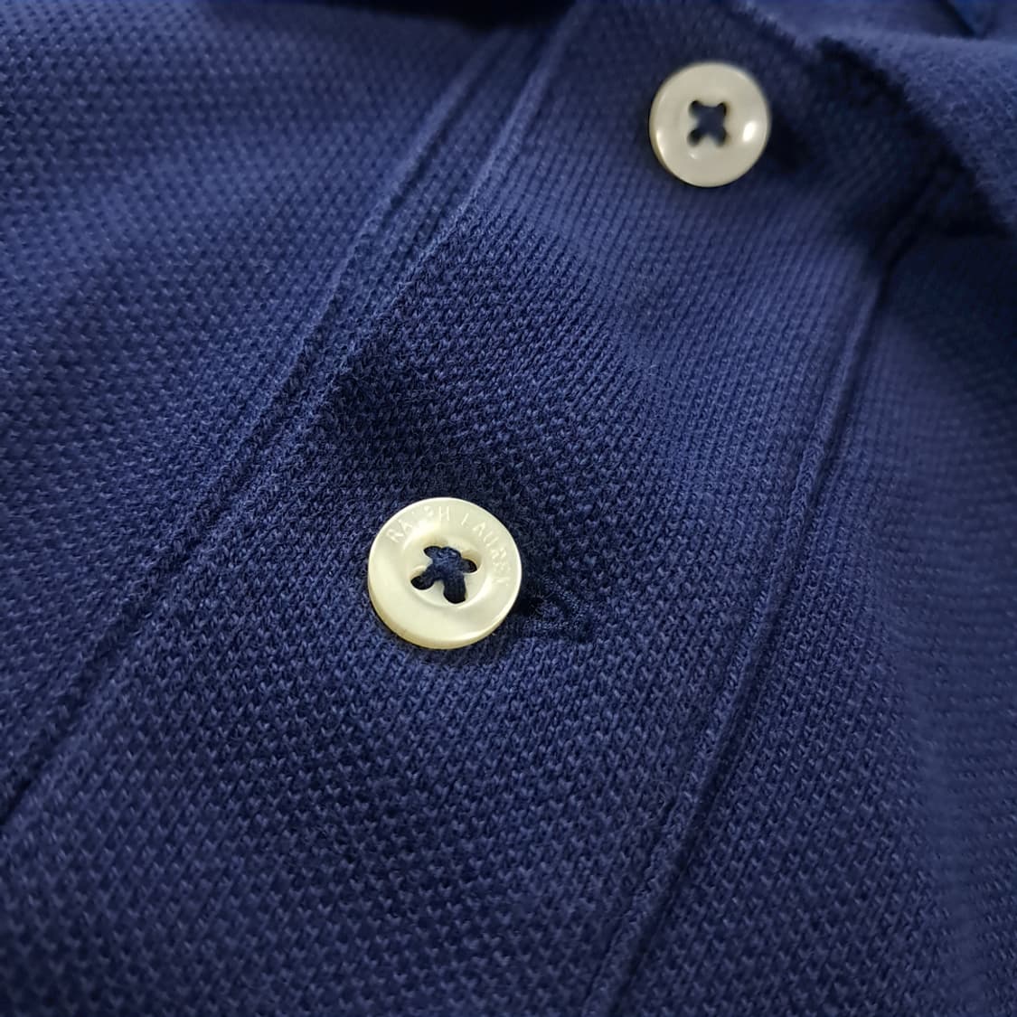 CK174 S 폴로 화이트포니 다크네이비 메쉬 미니 원피스 상품이미지5