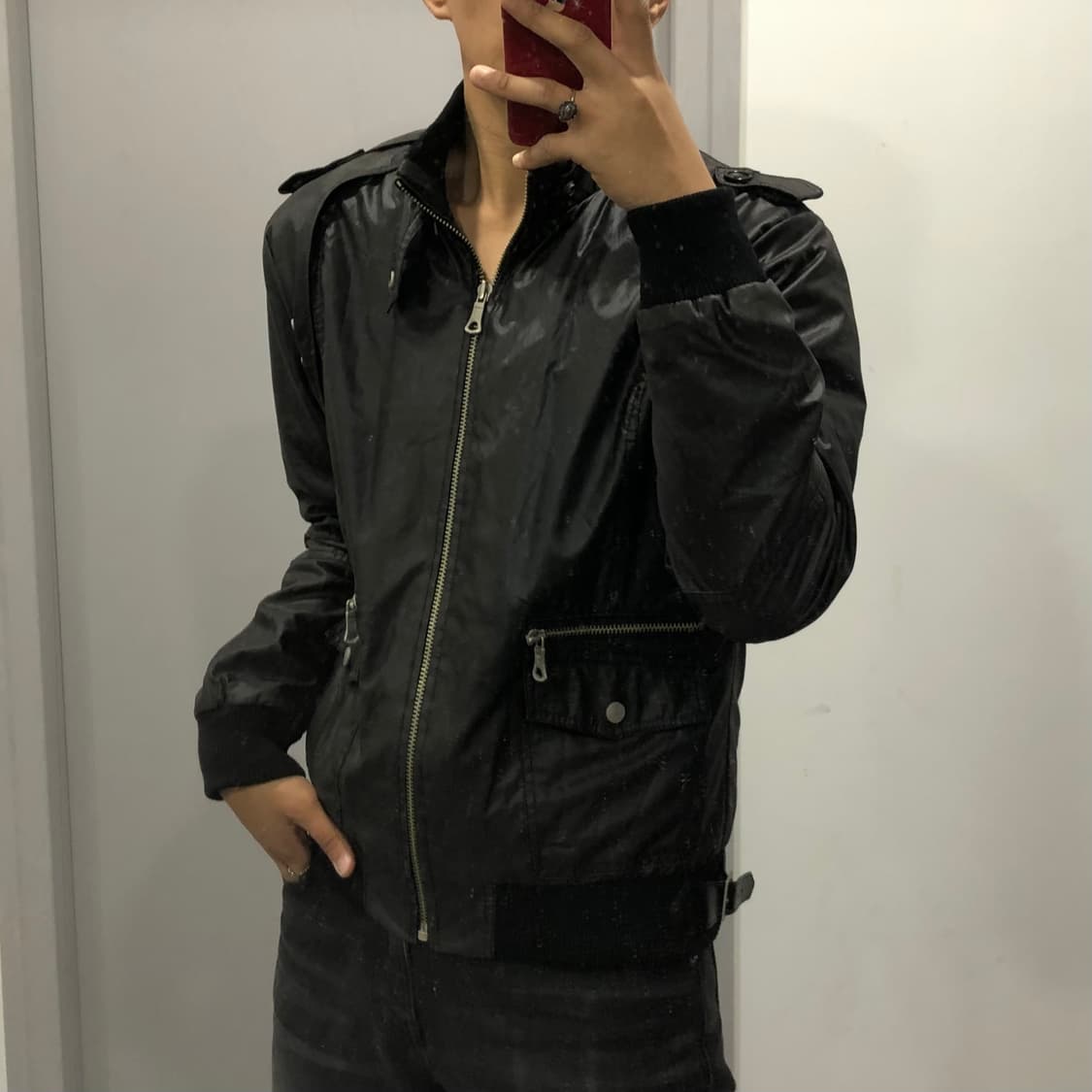 그레이트 개츠비 봄버 멀티포켓 블루종 자켓 상품이미지1