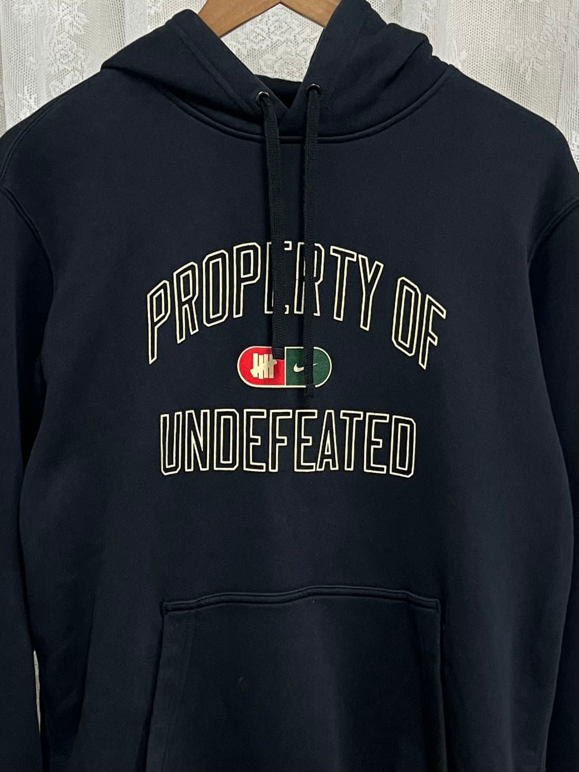 L) 나이키 언디핏 후드 티셔츠 블랙 상품이미지3