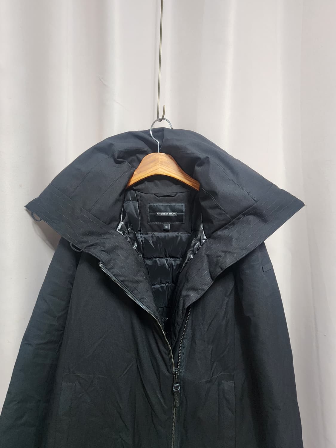 ANDREW MARC블랙 하이넥 패딩 점퍼 상품이미지4
