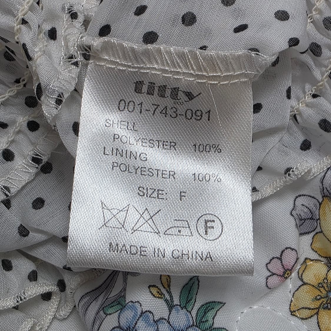 titty&co 일본빈티지)양산형st 모리걸 도트 레이스 벌룬셔츠블라우스 상품이미지5