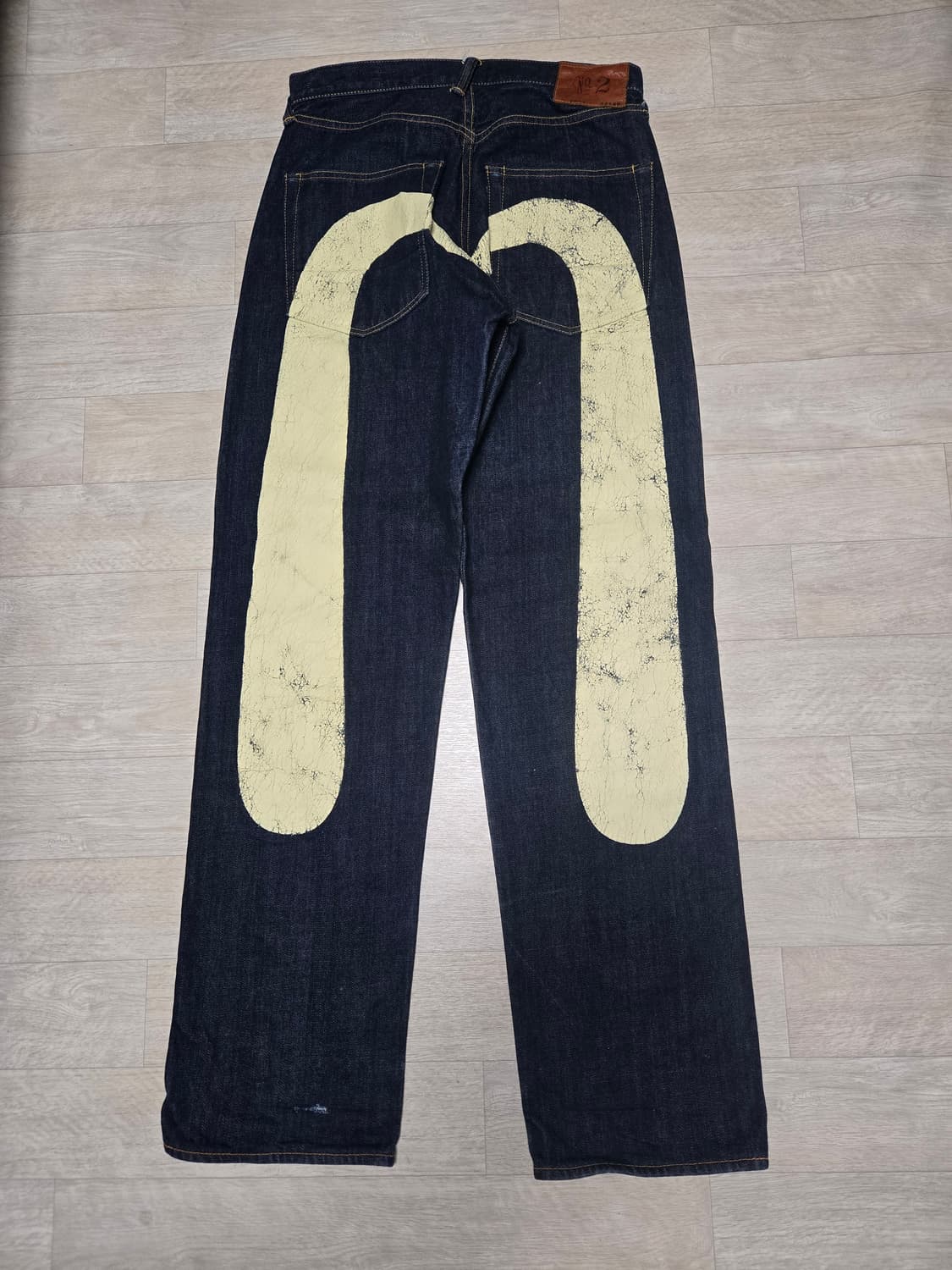 90후반~00초반 추정 에비수 No.2 lot2001 셀비지 데님 상품이미지2