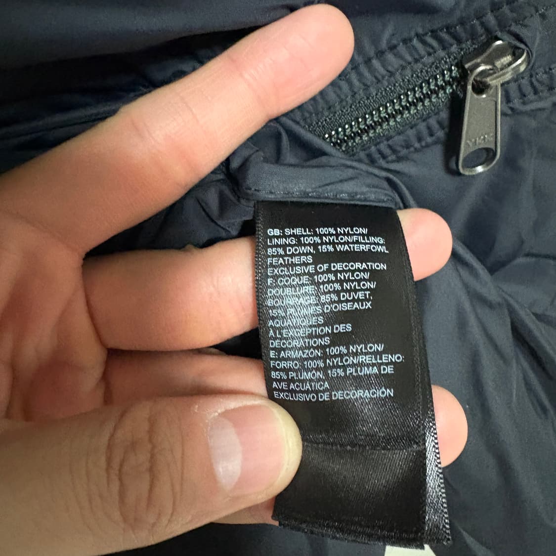 노스페이스 눕시 700 덕다운 패딩 / 블랙, L 상품이미지10