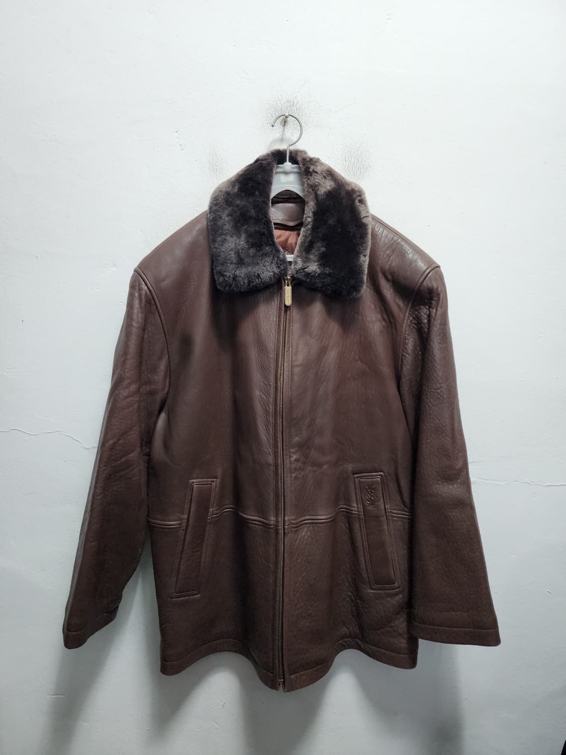 (내피포함) YSL 입생로랑 90s 리얼레더 가죽자켓  상품이미지1