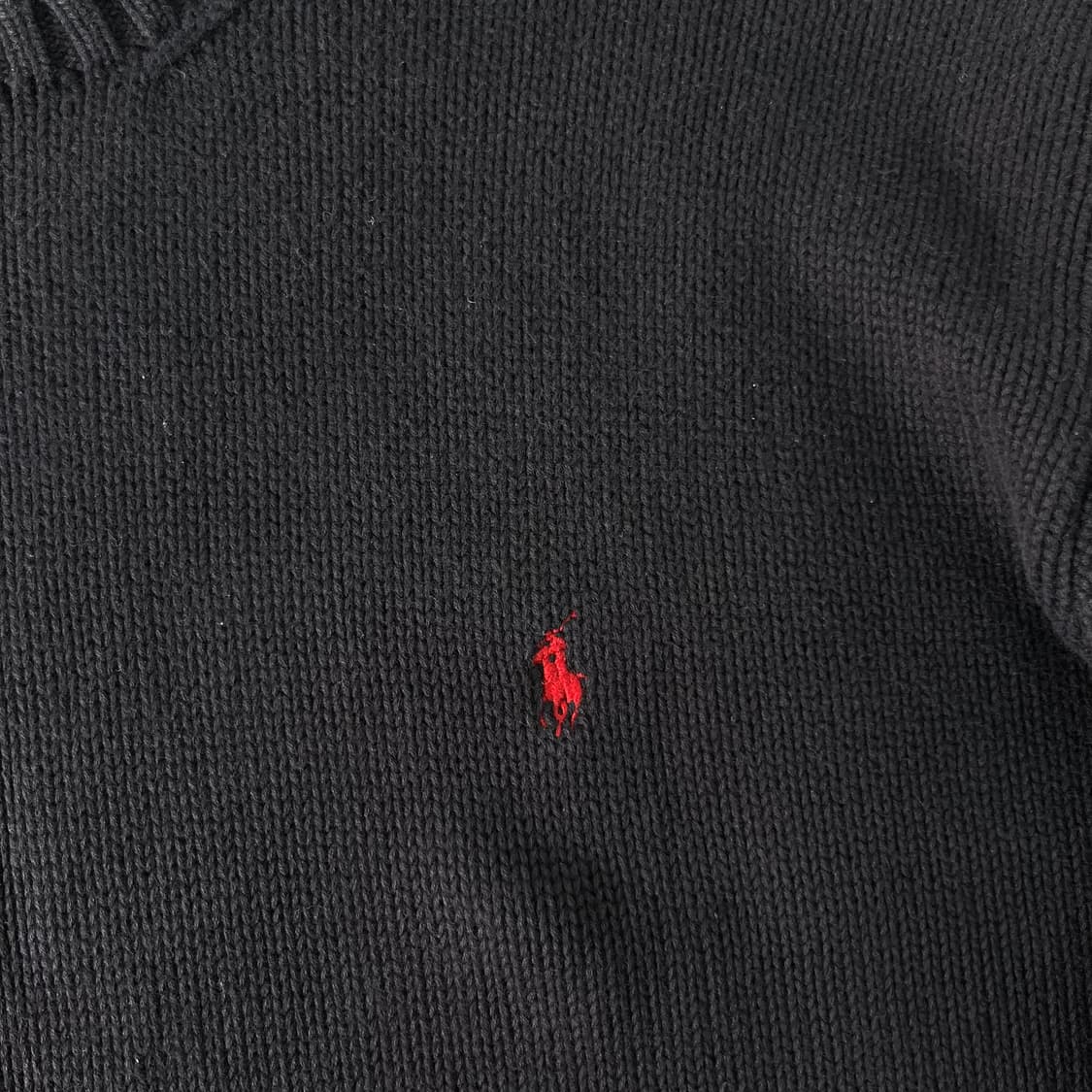 100 폴로랄프로렌 코튼 블랙 니트 상품이미지3