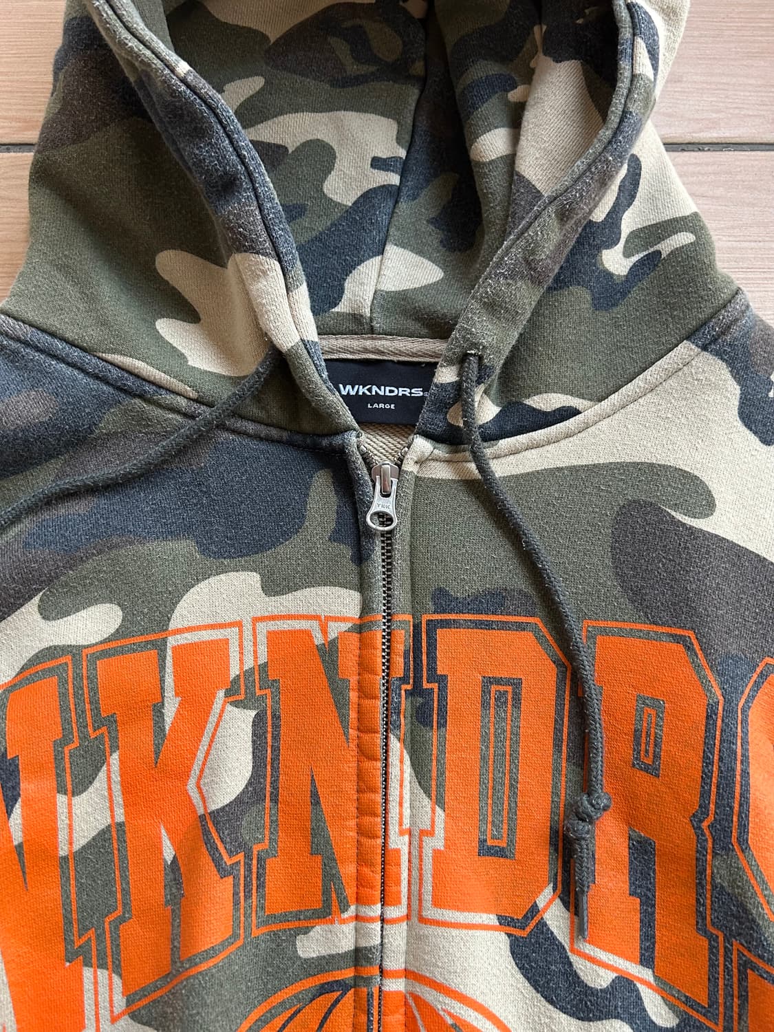 위켄더스 카모 후드집업 상품이미지3