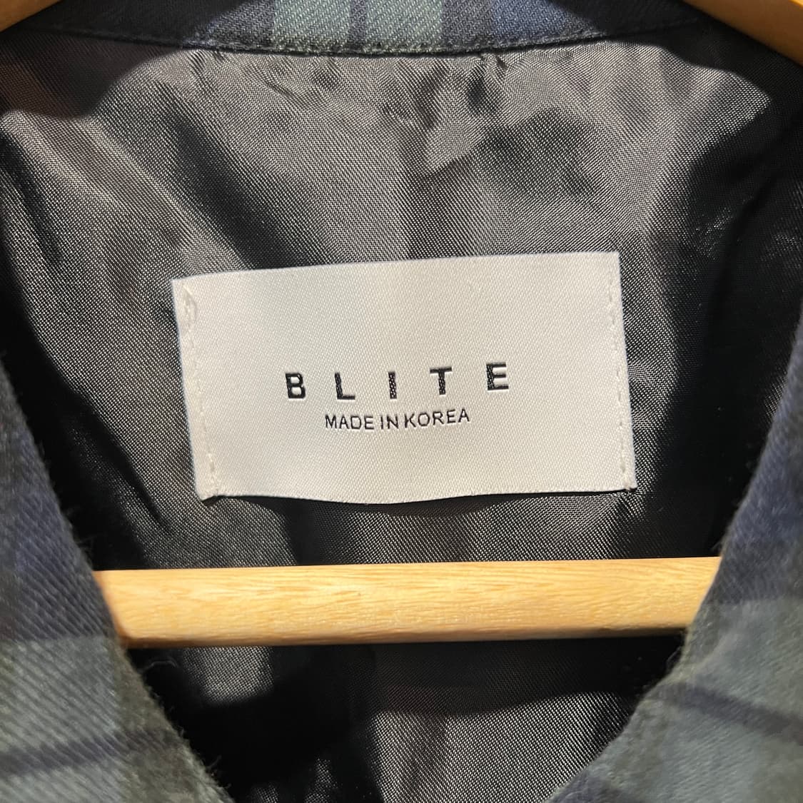 빈티지 타탄체크 자켓 상품이미지3