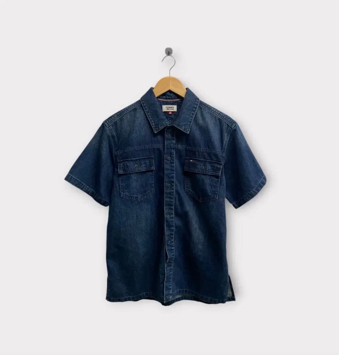 타미힐피거 데님 셔츠 M 상품이미지1