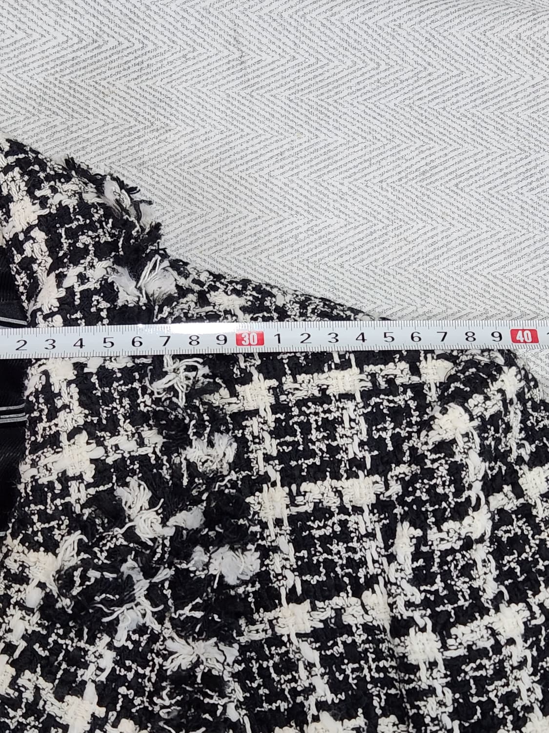 [S] 자라 Zara 더블 트위드 자켓  여성 S 상품이미지10