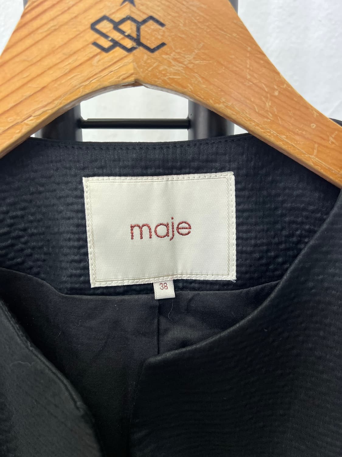 정품) maje 마쥬 블랙 자켓 38 상품이미지6