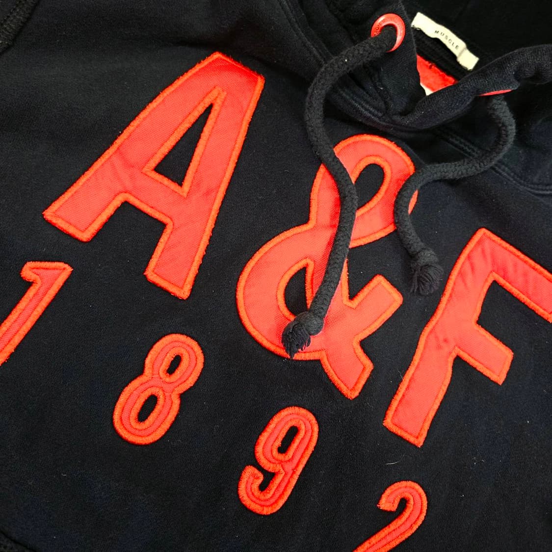 아베크롬비 A&F1892 빅로고 후드티셔츠 M size 상품이미지3