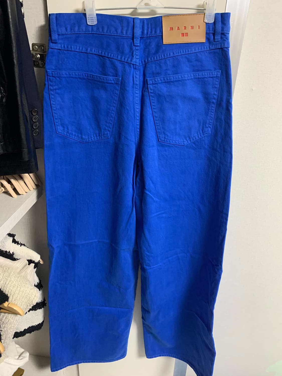 유니클로 마르니 배기진 블루 새상품 26사이즈 상품이미지4