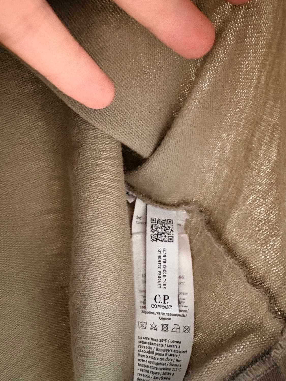 CP컴퍼니 맨투맨 티셔츠 베이지 L 상품이미지3